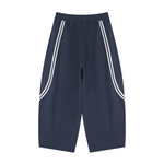 ‘logo-less’ Wide Leg Piping Sweatpants
