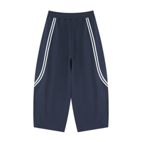 ‘logo-less’ Wide Leg Piping Sweatpants