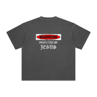 ‘Protected By Jesus’ Enzyme Washed T-Shirt