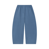 ‘logo-less’ Waffle Barrel Leg Pants