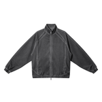 Loved Vintage Wash Full Zip Mesh Jacket