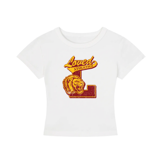 Women's Cropped Loved Varsity T-Shirt