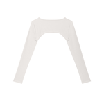 Loved Cutout Long Sleeve Yoga Shrug