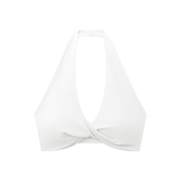 Loved Pleated Halter Sports Bra