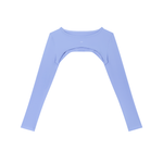 Loved Cutout Long Sleeve Yoga Shrug