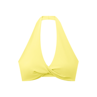 Loved Pleated Halter Sports Bra