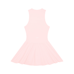 Loved Ruched Sleeveless Full-Zip Dress