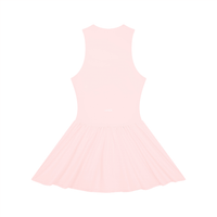 Loved Ruched Sleeveless Full-Zip Dress