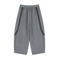 ‘logo-less’ Wide Leg Piping Sweatpants
