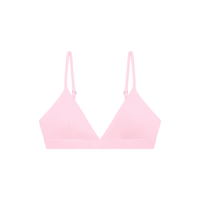 Loved Cropped V-Neck Sports Bra