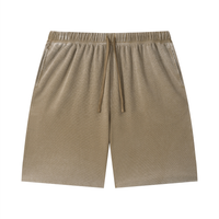 Loved Sunfade Waffle Raw Hem Shorts