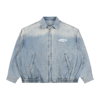 Loved Vintage Wash Full-Zip Denim Jacket