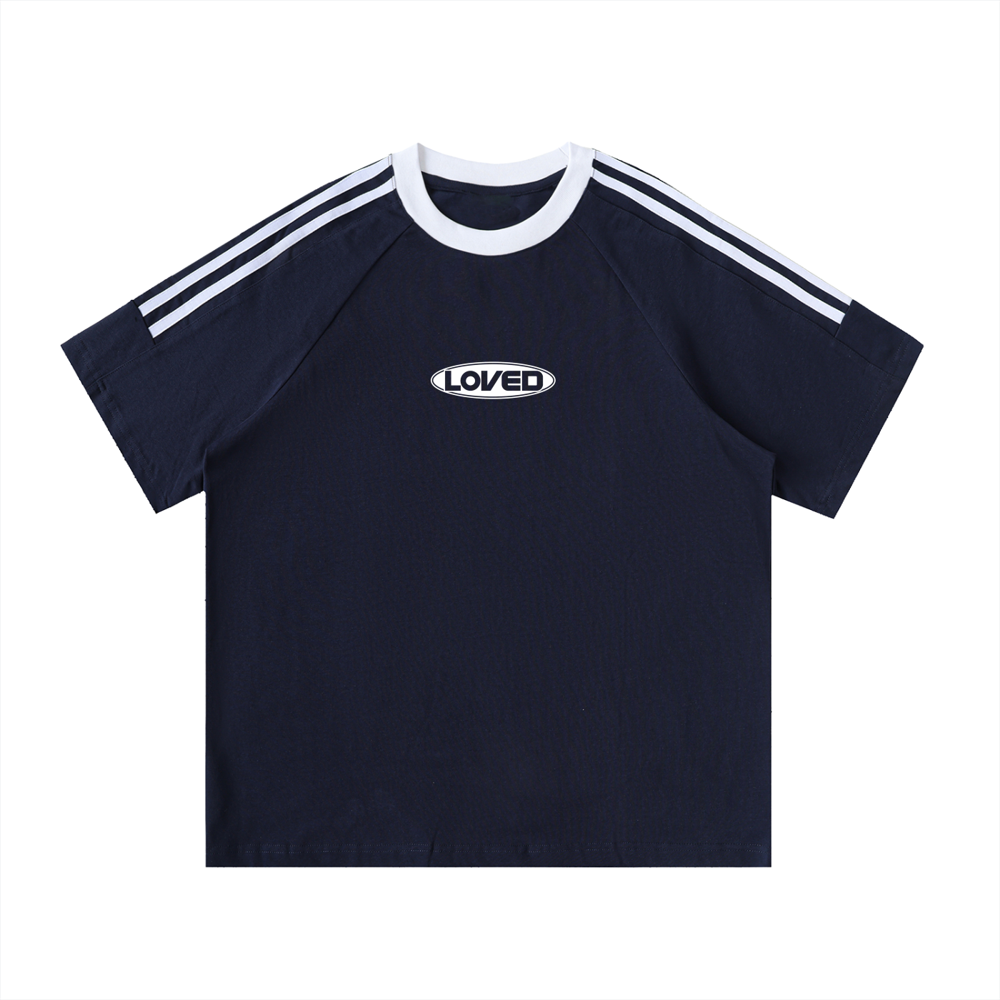 Loved Performance Contrast Tape Cotton Tee