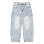 Loved Vintage Wash Sunfade Barrel Leg Jeans