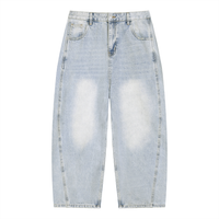 Loved Vintage Wash Sunfade Barrel Leg Jeans