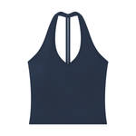 Loved Halter V-Neck Yoga Tank Top