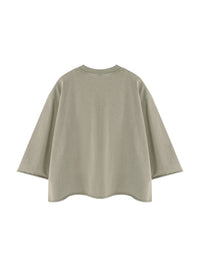 Loved Mineral Wash Raw Hem Boxy T-Shirt