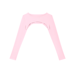 Loved Cutout Long Sleeve Yoga Shrug