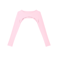 Loved Cutout Long Sleeve Yoga Shrug