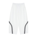 ‘logo-less’ Wide Leg Piping Sweatpants