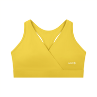 Loved Crossover V-Neck Sports Bra