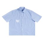 ‘Branded’ Stripe Boxy Shirt