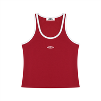 Loved Color Block Cropped Tank Top