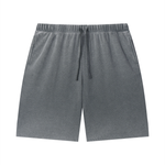 Loved Sunfade Waffle Raw Hem Shorts