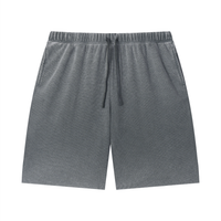 Loved Sunfade Waffle Raw Hem Shorts