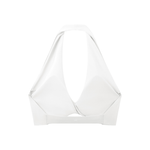 Loved Pleated Halter Sports Bra