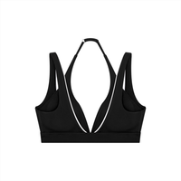 Loved Halter Neck Seamed Sports Bra