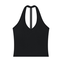 Loved Halter V-Neck Yoga Tank Top