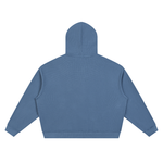 ‘logo-less’ Waffle Boxy Full Zip Hoodie