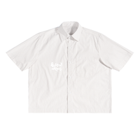 ‘Branded’ Stripe Boxy Shirt