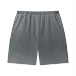 Loved Sunfade Waffle Raw Hem Shorts