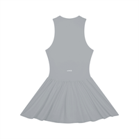 Loved Ruched Sleeveless Full-Zip Dress