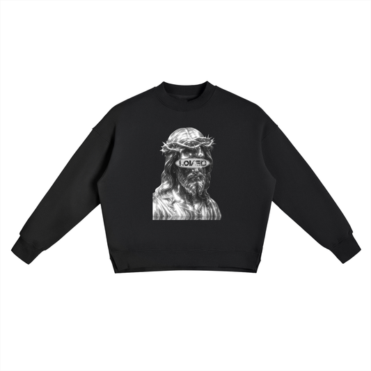 Eternally Loved Side Slit Crewneck