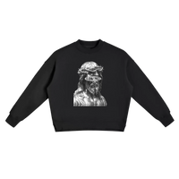 ‘Eternally Loved’ Side Slit Crewneck