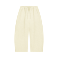 ‘logo-less’ Waffle Barrel Leg Pants