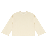 Loved Waffle Raw Edge Long Sleeve
