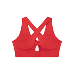 Loved Twist Front V-Neck Sports Bra