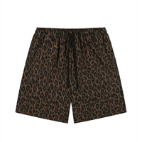 Loved Leopard Drawstring Shorts