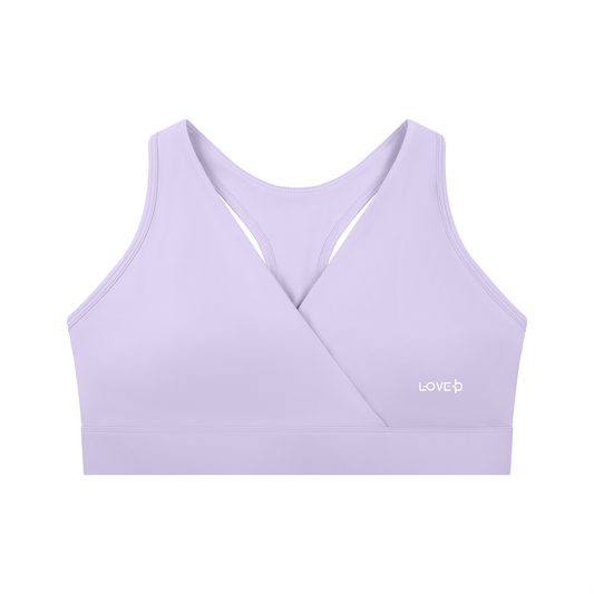 Loved Crossover V-Neck Sports Bra