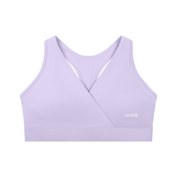 Loved Crossover V-Neck Sports Bra
