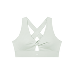 Loved Twist Front V-Neck Sports Bra