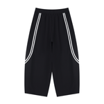 ‘logo-less’ Wide Leg Piping Sweatpants