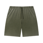 Loved Sunfade Waffle Raw Hem Shorts