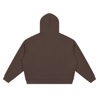 ‘logo-less’ Waffle Boxy Full Zip Hoodie