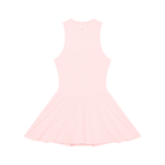 Loved Ruched Sleeveless Full-Zip Dress