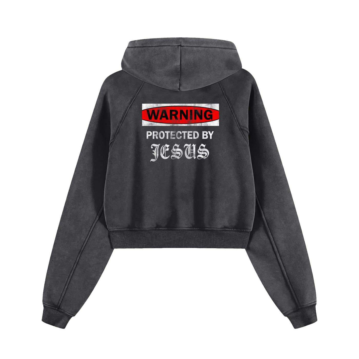 Protected By Jesus Cropped Hoodie